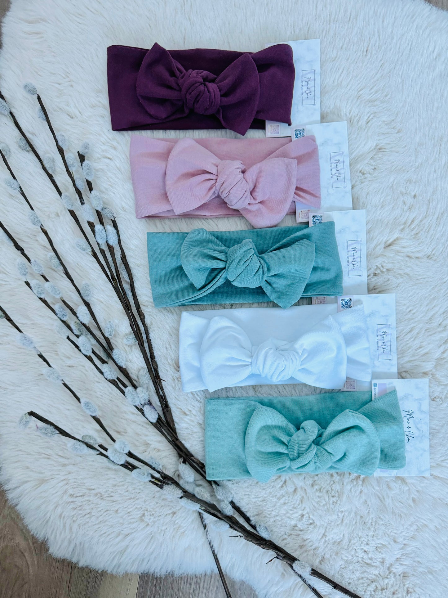 Bandeaux boucle unis