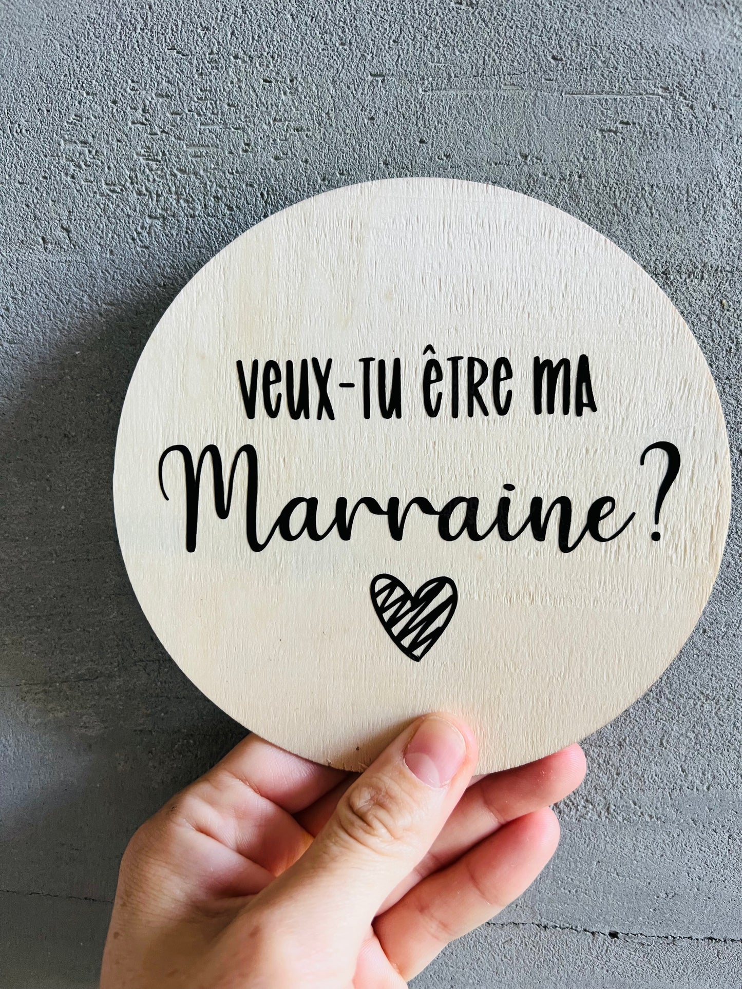 Pastille « Veux-tu être ma marraine »